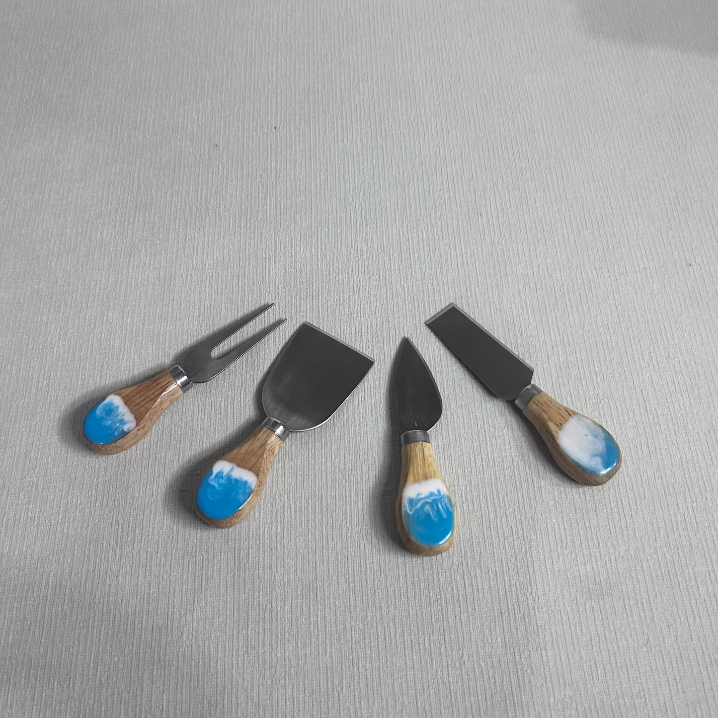 Set cutite branzeturi cu rasina epoxidica, efect ocean - epoxyarta.ro